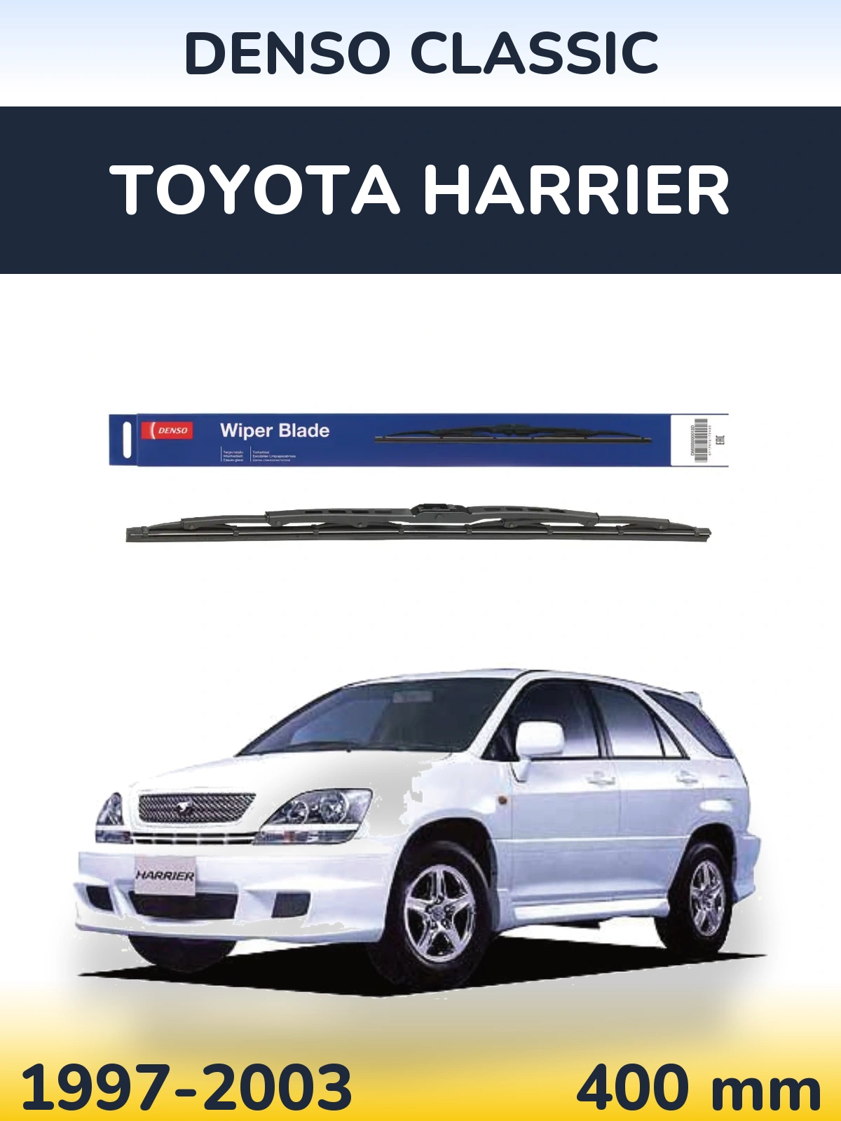 Tylna wycieraczka Denso Classic 400 mm do Toyota Harrier 1997-2003