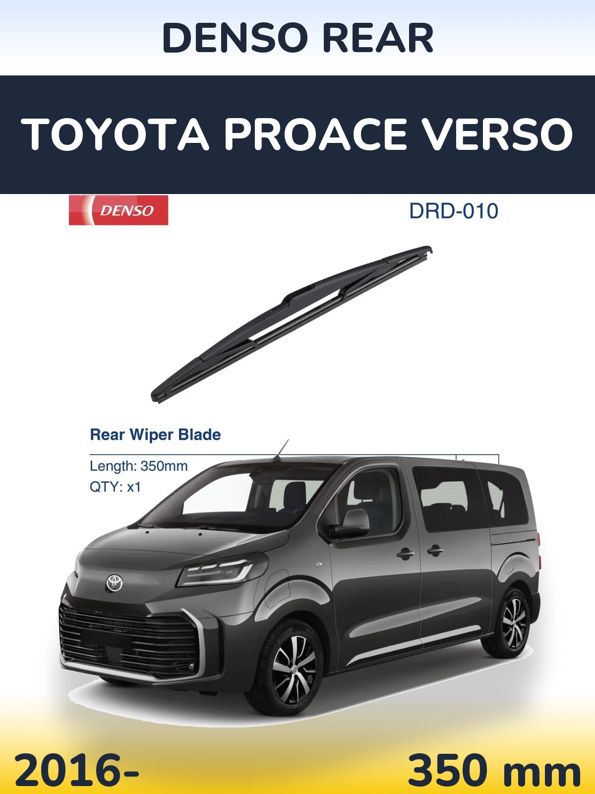 Tylna wycieraczka Denso Rear 350 mm do Toyota ProAce Verso 2016-2026