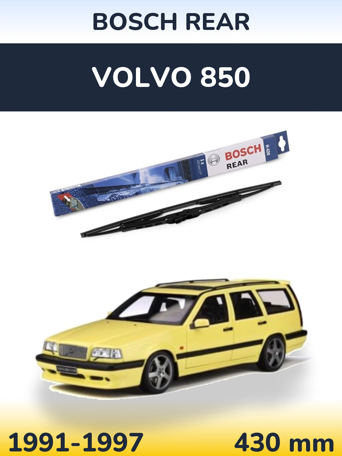 Tylna wycieraczka BOSCH Rear 425 mm do Volvo 850 1991-1997
