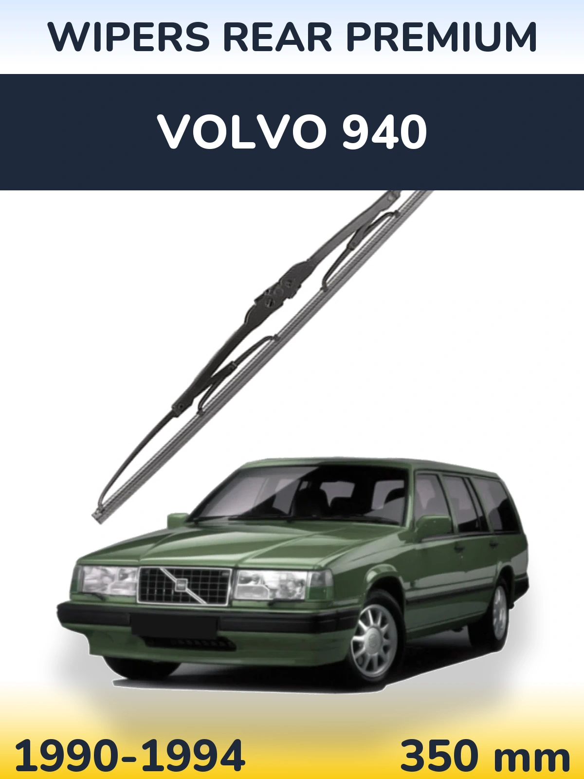 Tylna wycieraczka WIPERS REAR PREMIUM 350 mm do Volvo 940 1990-1994