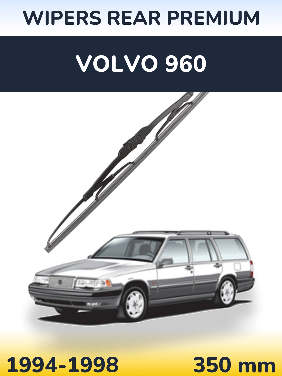 Tylna wycieraczka WIPERS REAR PREMIUM 350 mm do Volvo 960 1994-1998