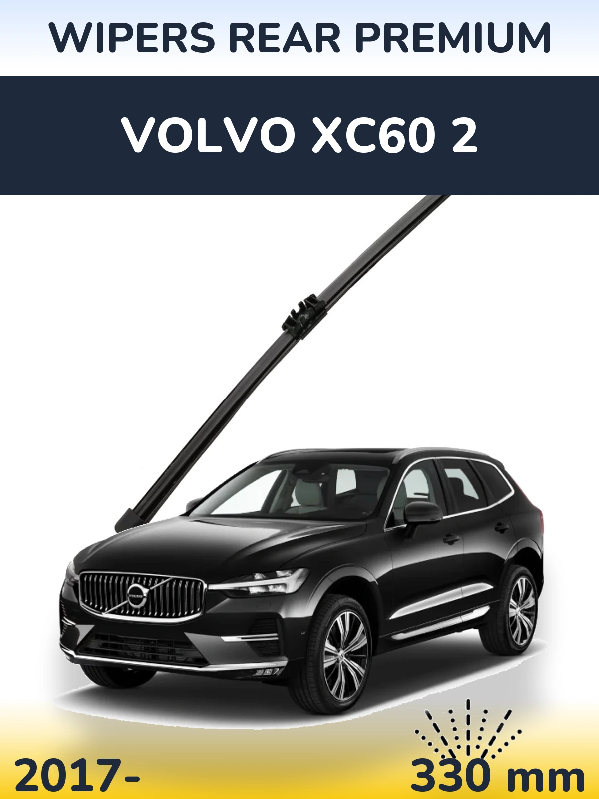 Tylna wycieraczka WIPERS REAR PREMIUM 330 mm do Volvo XC60 2 2017-2026