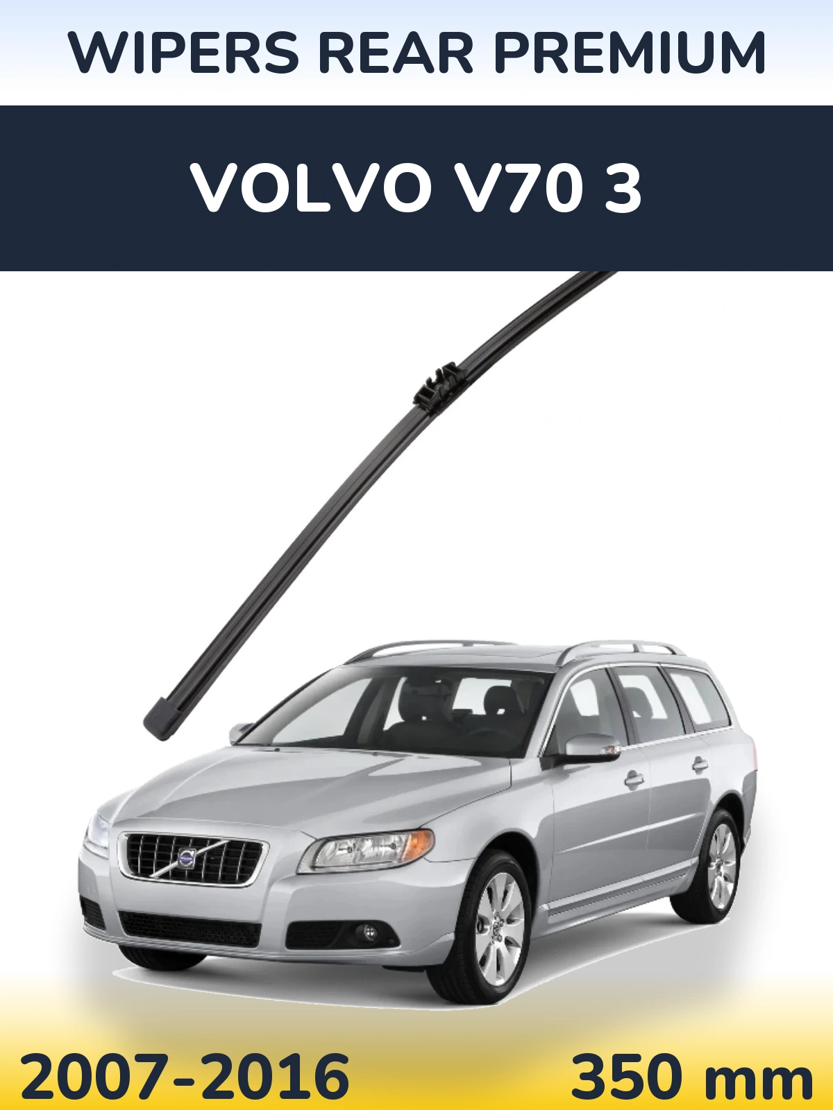 Tylna wycieraczka WIPERS REAR PREMIUM 350 mm do Volvo V70 3 2007-2016