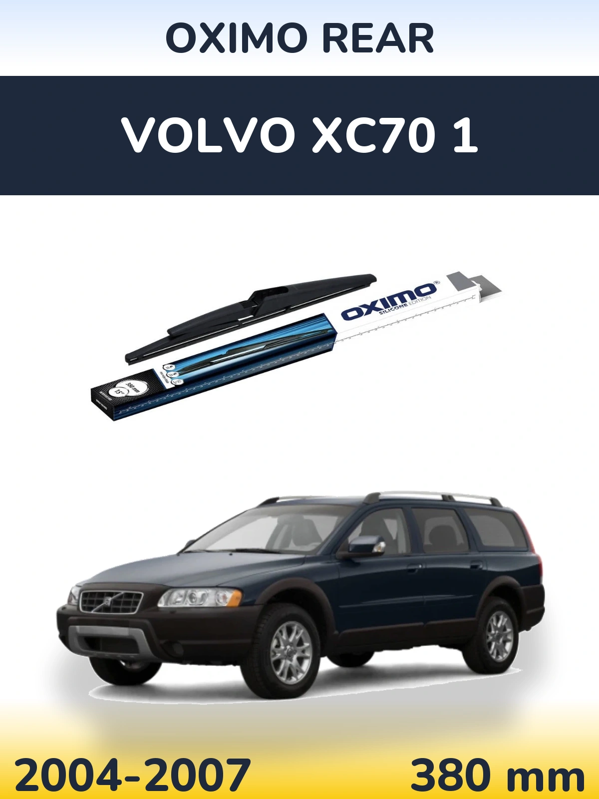 Rear wiper blade Oximo Rear 380 mm for Volvo XC70 1 2004-2007