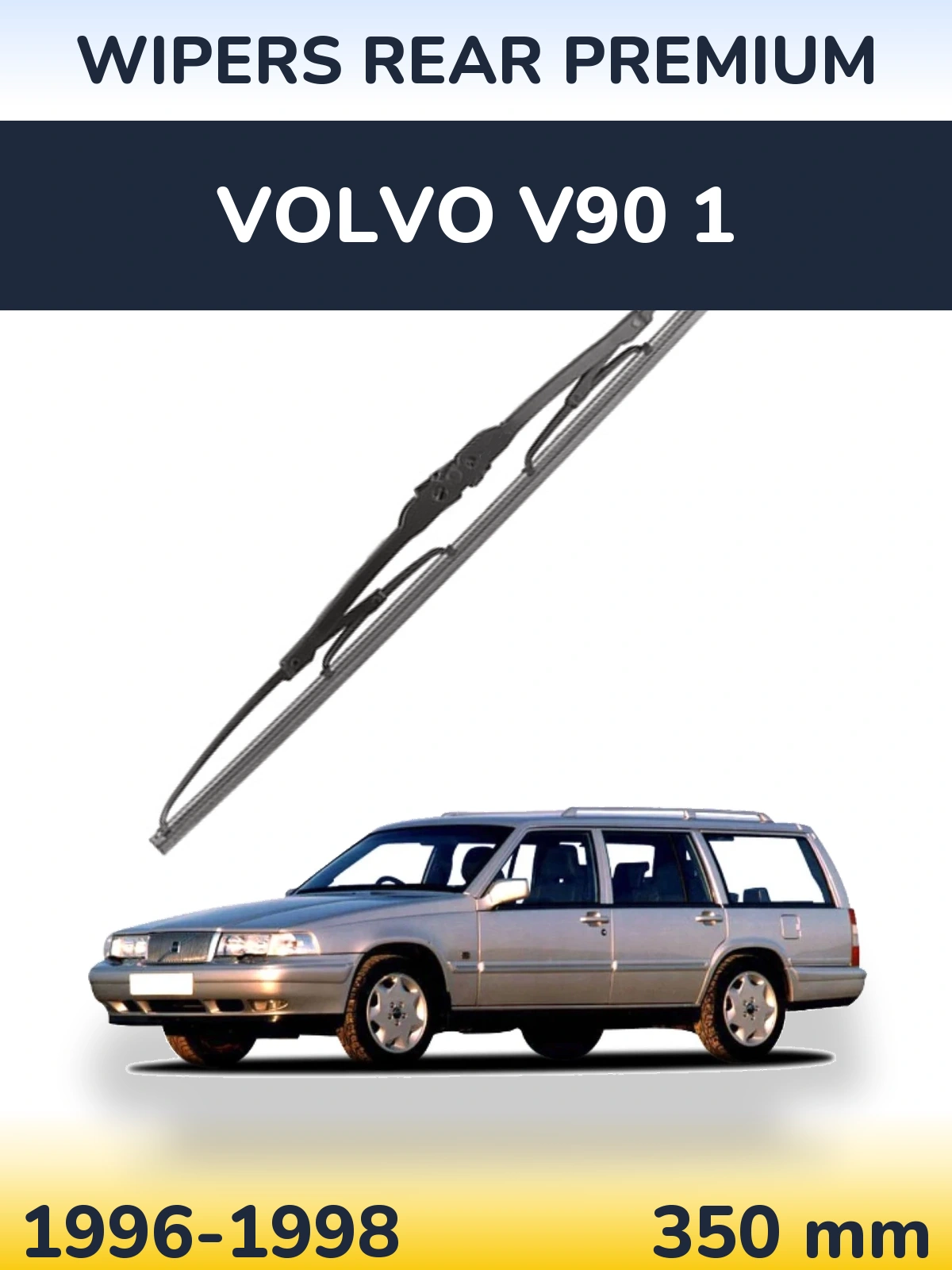 Задний дворник WIPERS REAR PREMIUM 350 мм для Volvo V90 1 1996-1998