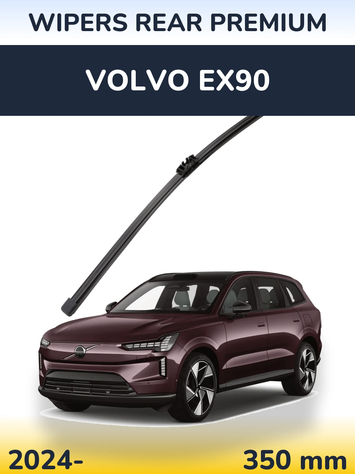 Rear wiper blade WIPERS REAR PREMIUM 350 mm for Volvo EX90 2024-2026
