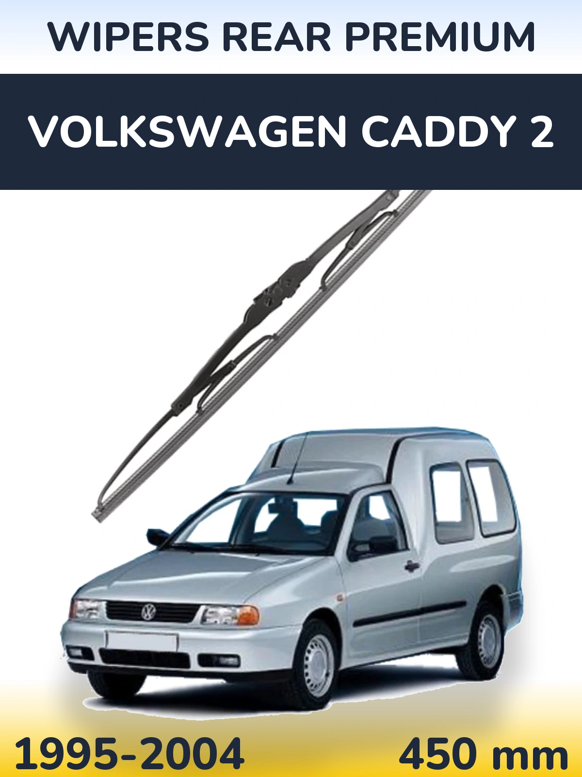 Tylna wycieraczka WIPERS REAR PREMIUM 450 mm do Volkswagen Caddy 2 1995-2004