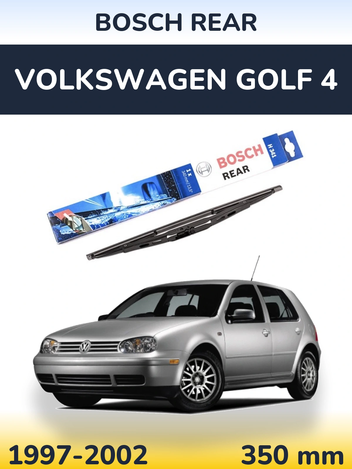 Tylna wycieraczka BOSCH Rear 340 mm do Volkswagen Golf 4 1997-2002