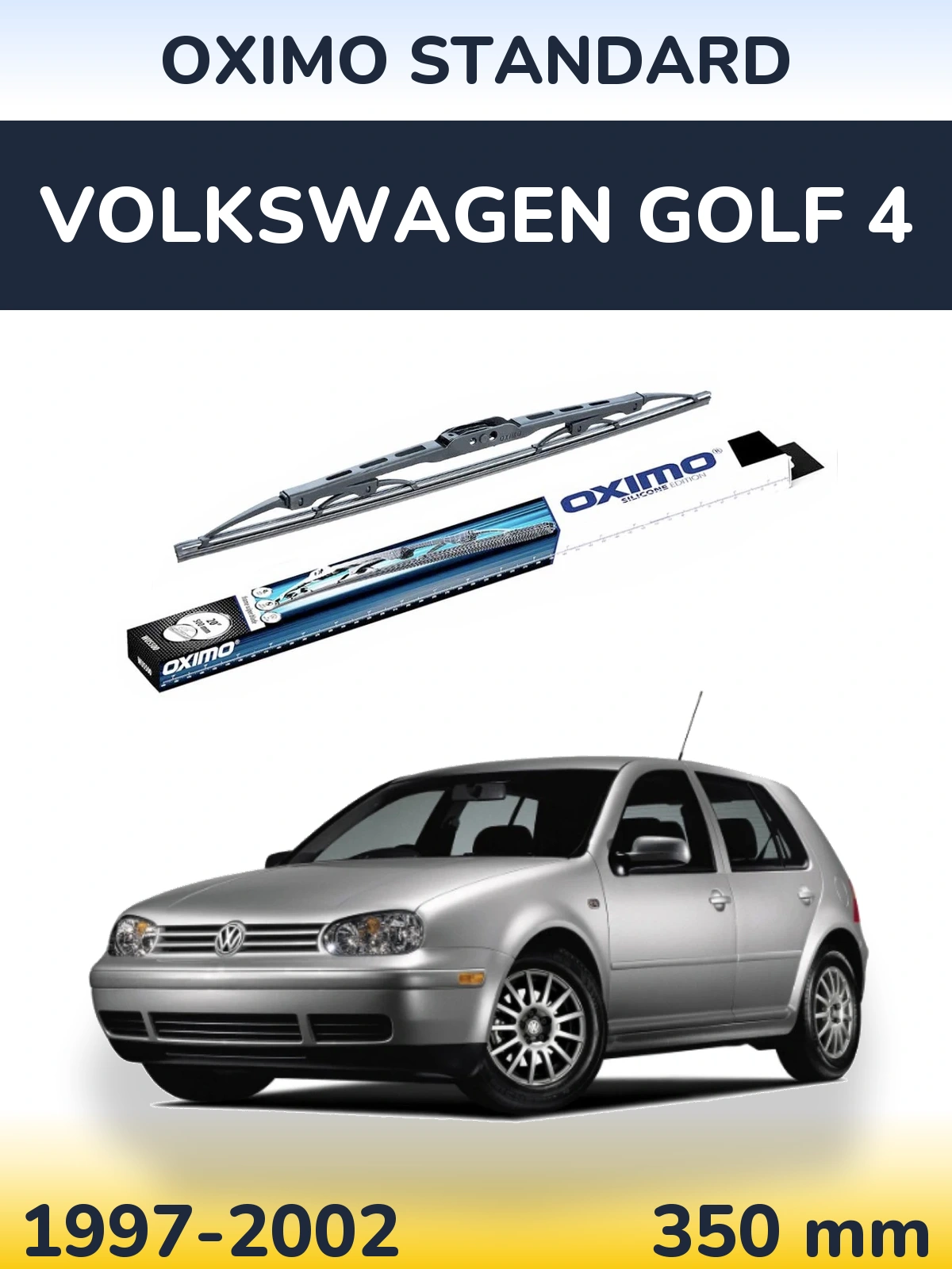 Tylna wycieraczka Oximo Standard 350 mm do Volkswagen Golf 4 1997-2002