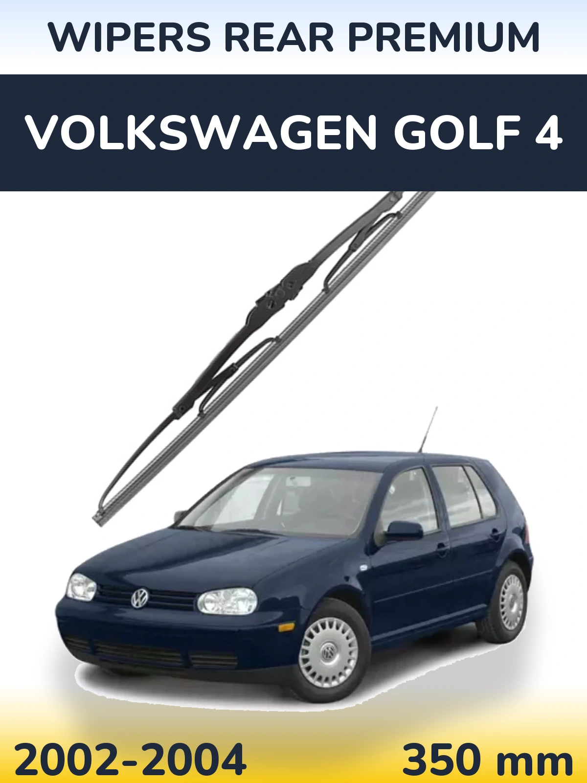 Tylna wycieraczka WIPERS REAR PREMIUM 350 mm do Volkswagen Golf 4 2002-2004
