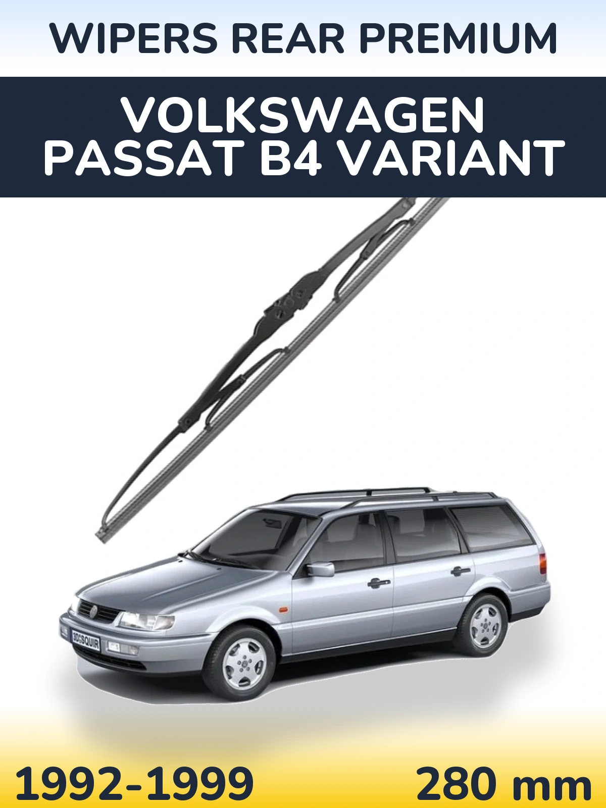 Tylna wycieraczka WIPERS REAR PREMIUM 280 mm do Volkswagen Passat B4 Variant 1992-1999