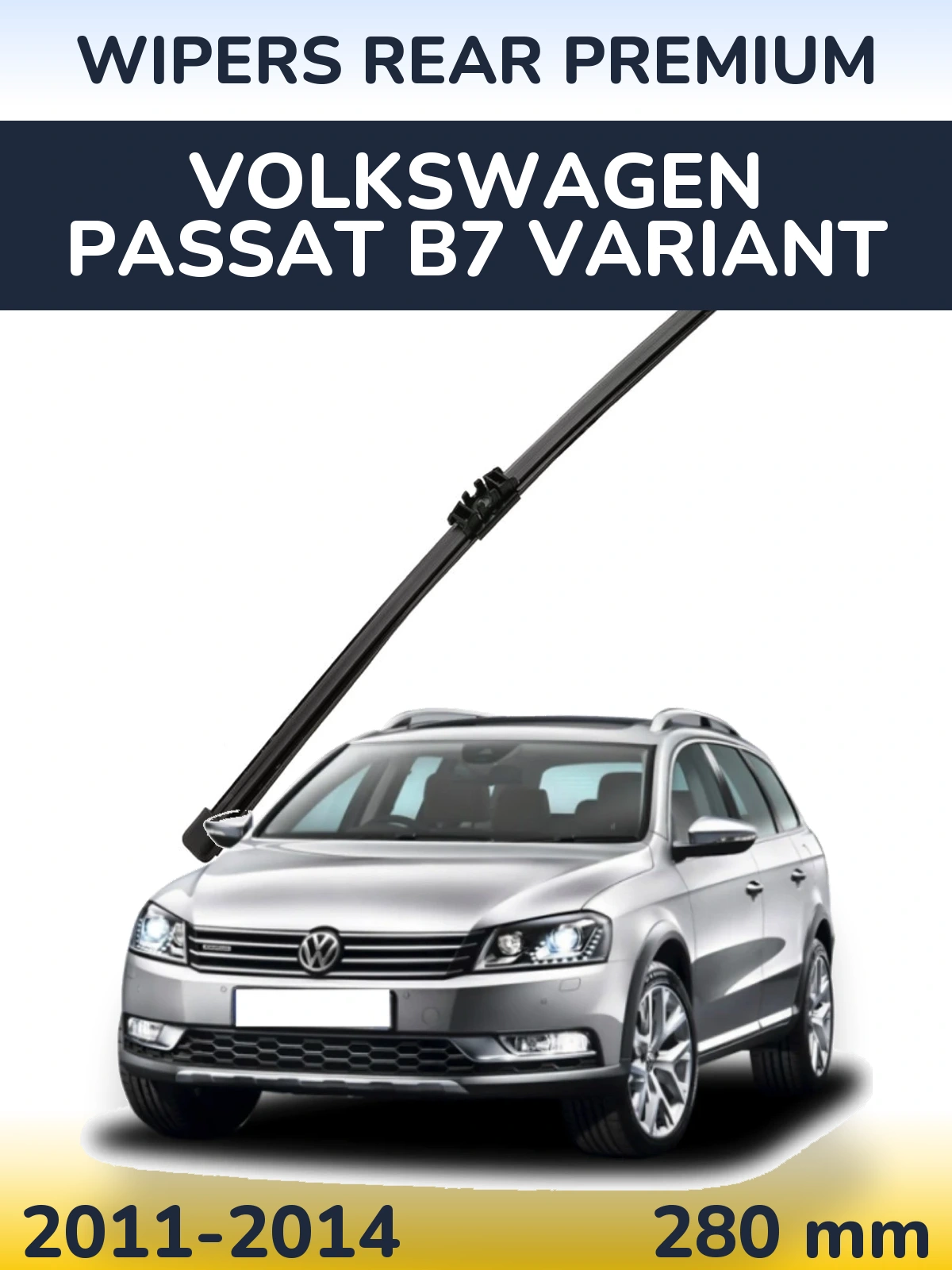 Tylna wycieraczka WIPERS REAR PREMIUM 280 mm do Volkswagen Passat B7 Variant 2011-2014