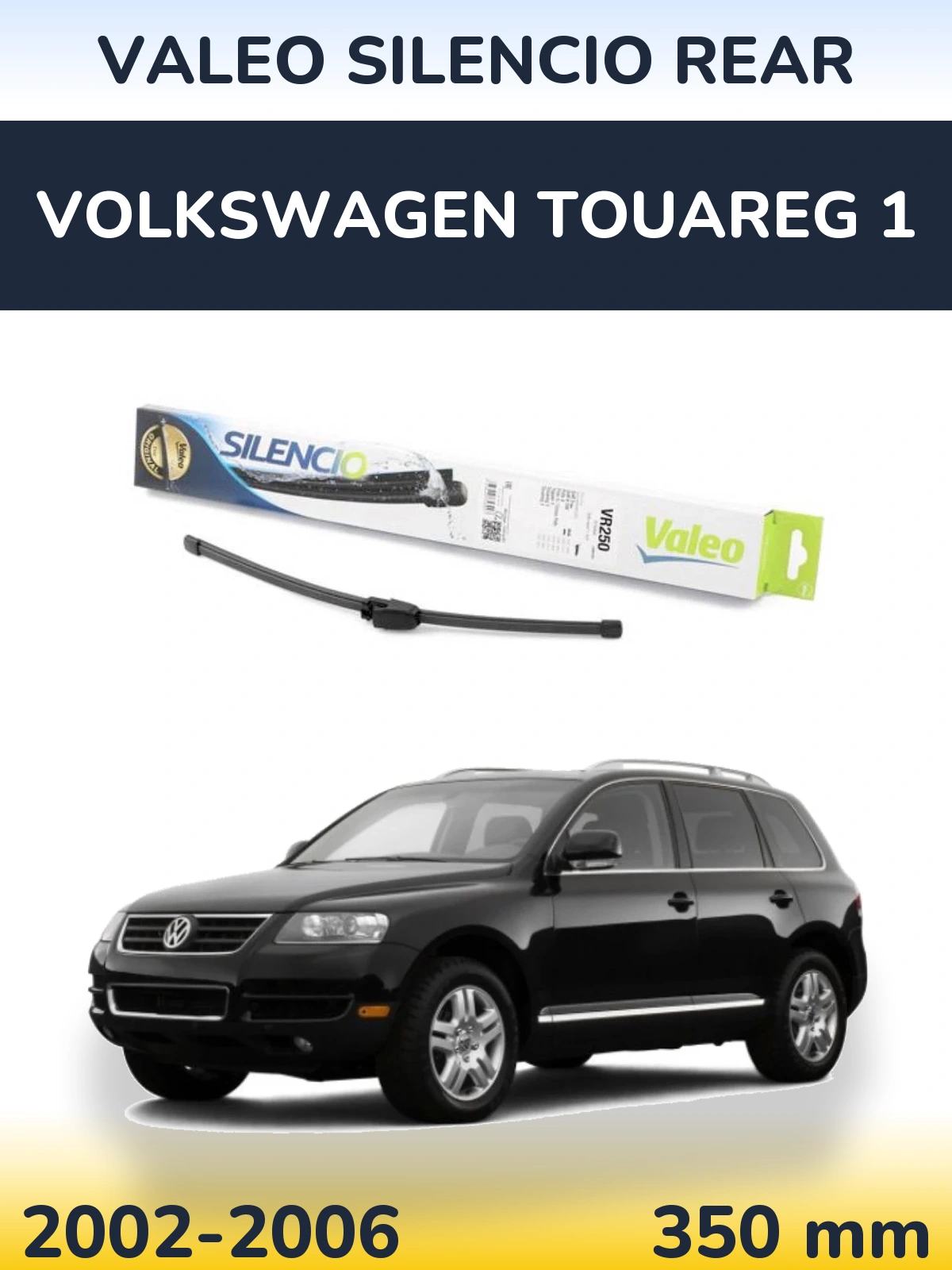 Tylna wycieraczka Valeo Silencio Rear 335 mm do Volkswagen Touareg 1 2002-2006
