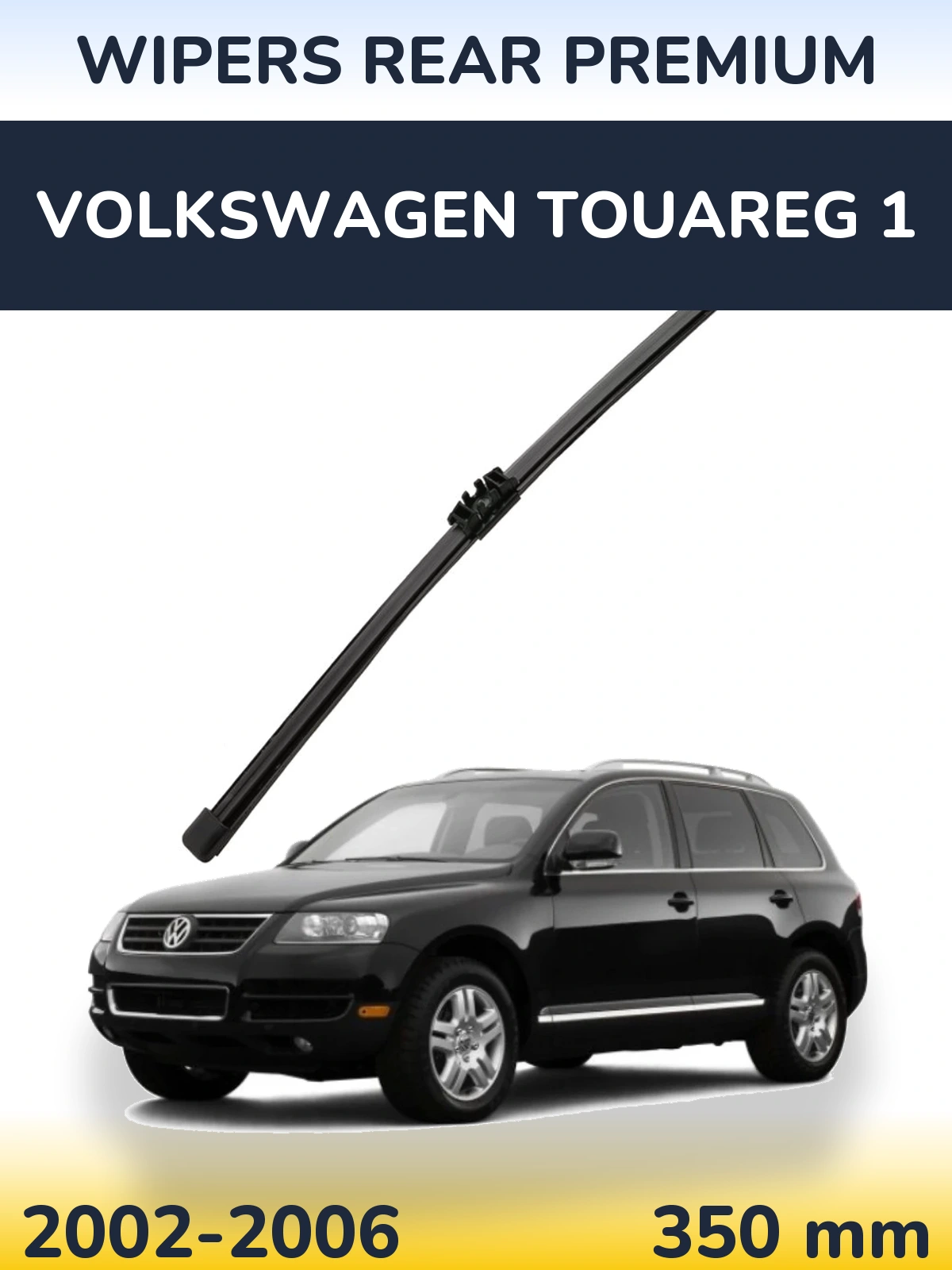 Tylna wycieraczka WIPERS REAR PREMIUM 350 mm do Volkswagen Touareg 1 2002-2006