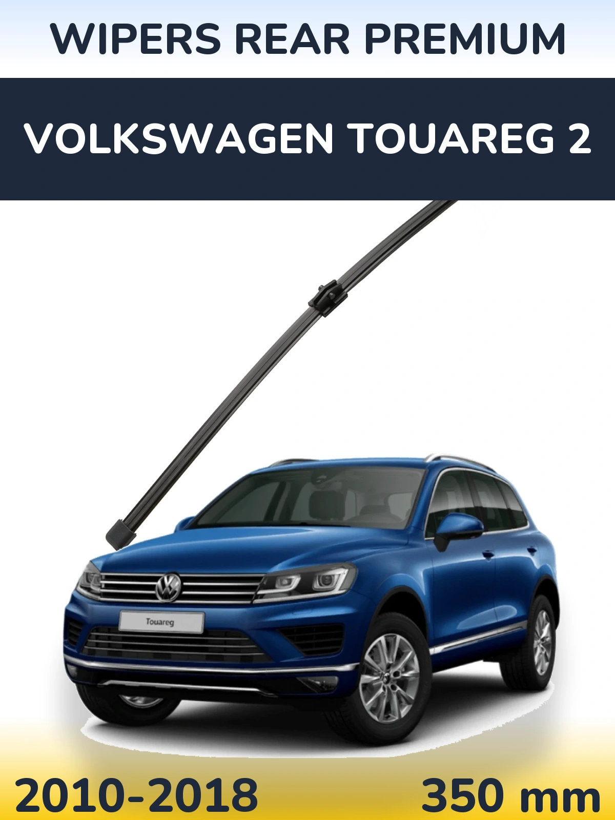 Tylna wycieraczka WIPERS REAR PREMIUM 350 mm do Volkswagen Touareg 2 2010-2018