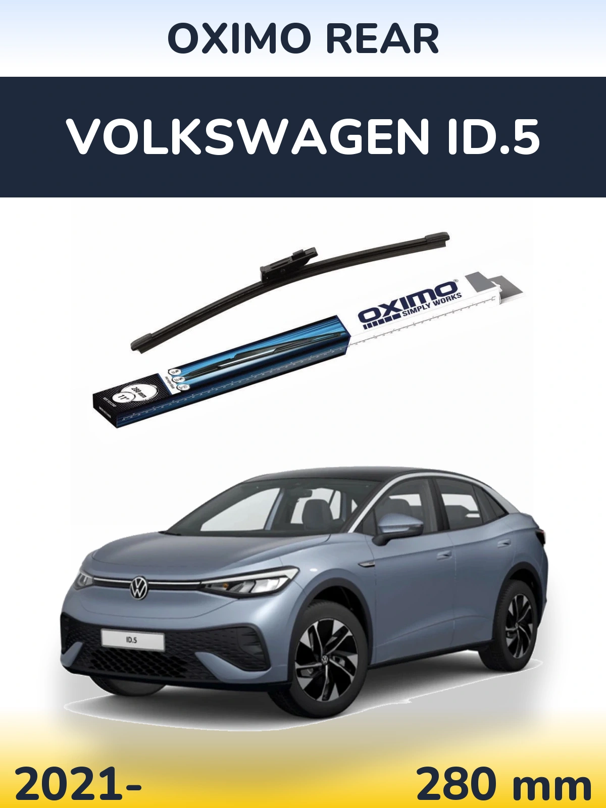 Задня щітка Oximo Rear 280 мм для Volkswagen ID.5 2021-2026