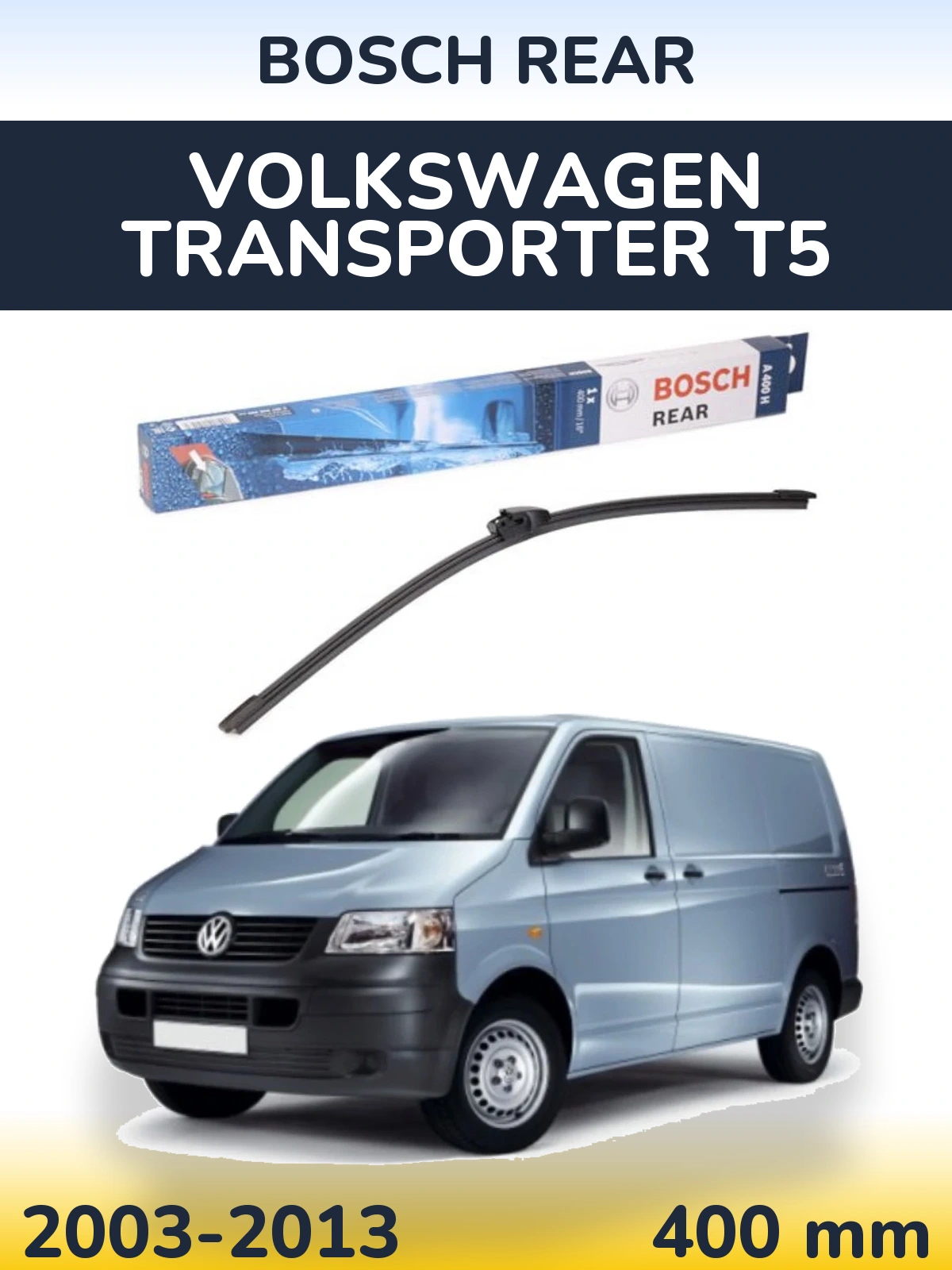 Tylna wycieraczka BOSCH Rear 400 mm do Volkswagen Transporter T5 2003-2013