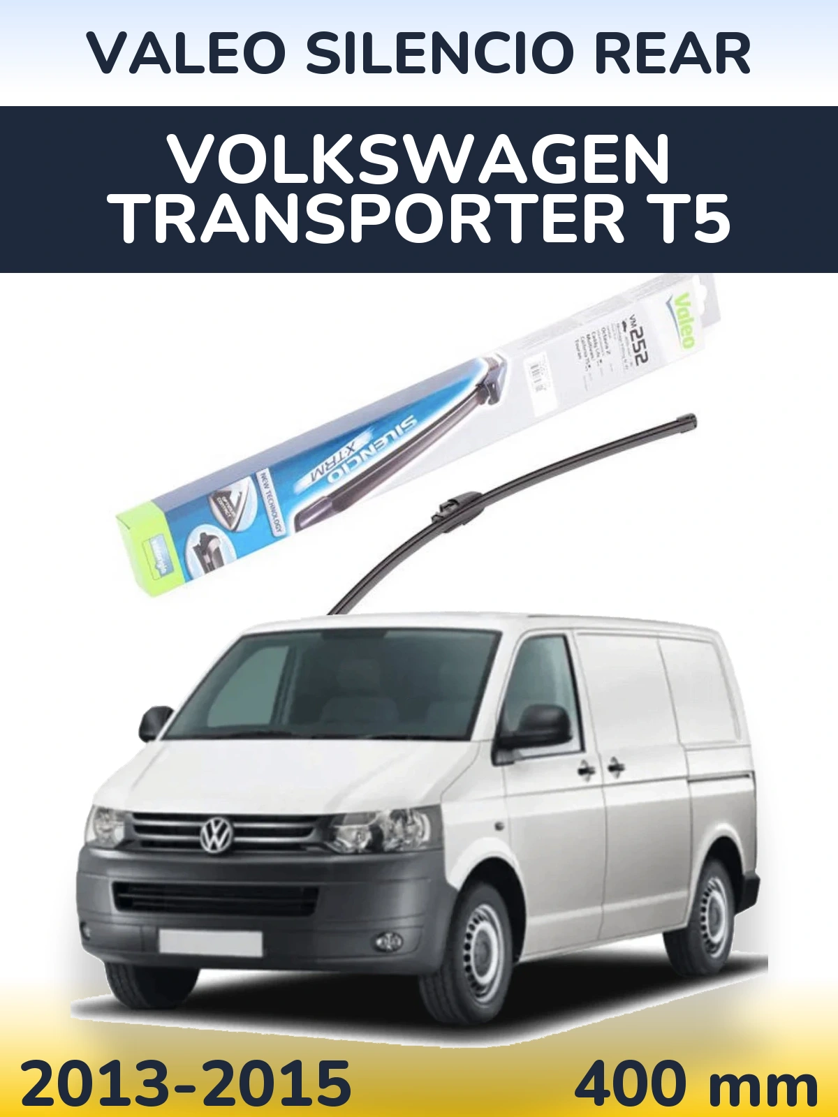 Tylna wycieraczka Valeo Silencio Rear 404 mm do Volkswagen Transporter T5 2013-2015