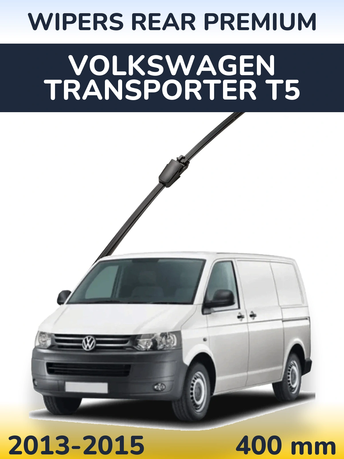 Tylna wycieraczka WIPERS REAR PREMIUM 400 mm do Volkswagen Transporter T5 2013-2015