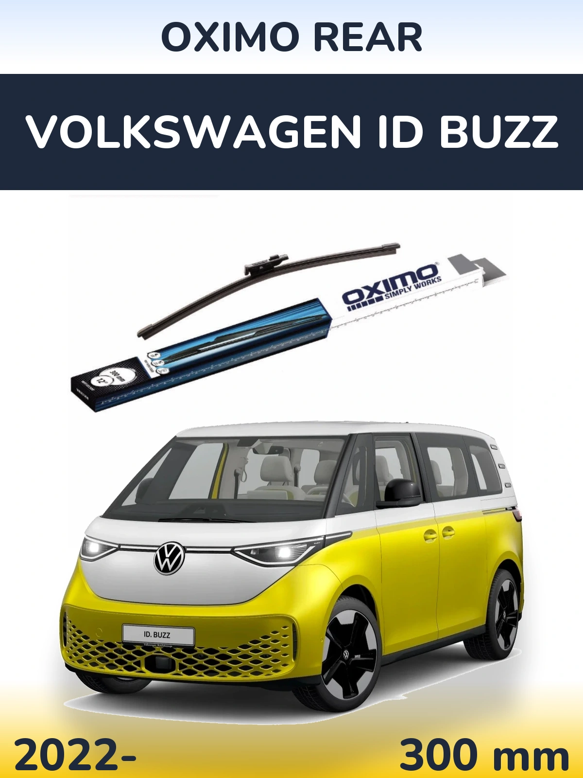 Tylna wycieraczka Oximo Rear 300 mm do Volkswagen ID Buzz 2022-2026