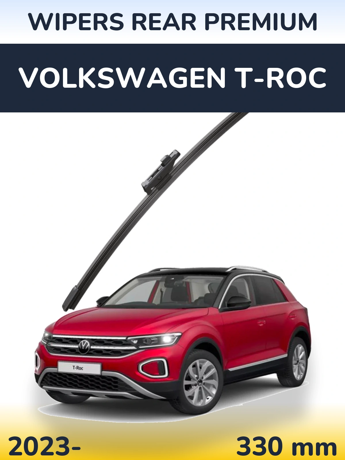 Tylna wycieraczka WIPERS REAR PREMIUM 330 mm do Volkswagen T-Roc 2023-2026