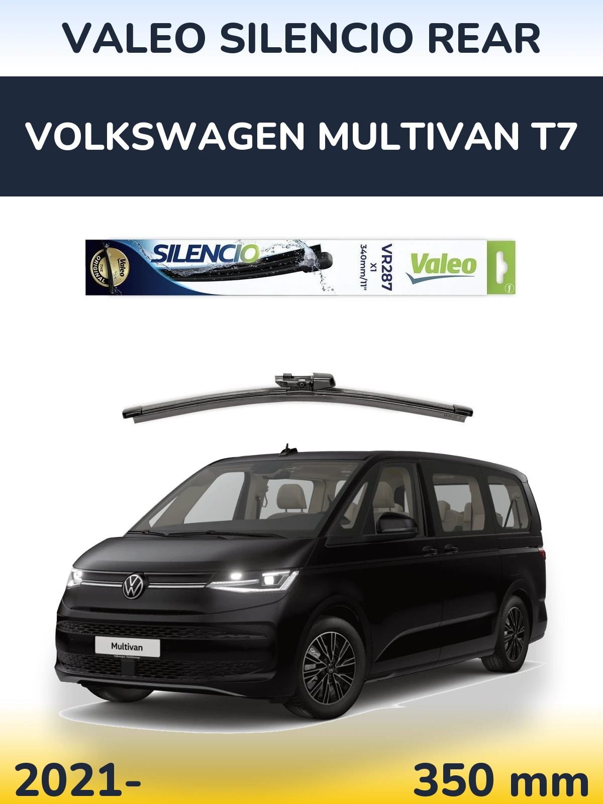 Tylna wycieraczka Valeo Silencio Rear 340 mm do Volkswagen Multivan T7 2021-2026