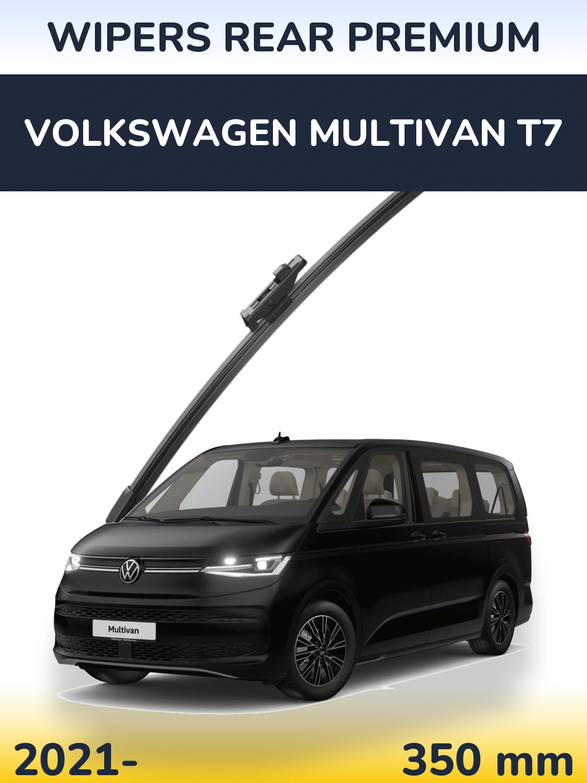 Задний дворник WIPERS REAR PREMIUM 350 мм для Volkswagen Multivan T7 2021-2026