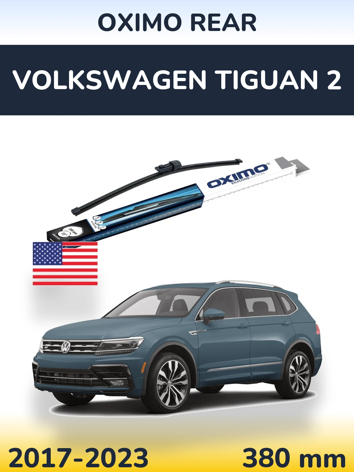 Tylna wycieraczka Oximo Rear 380 mm do Volkswagen Tiguan 2 2017-2023