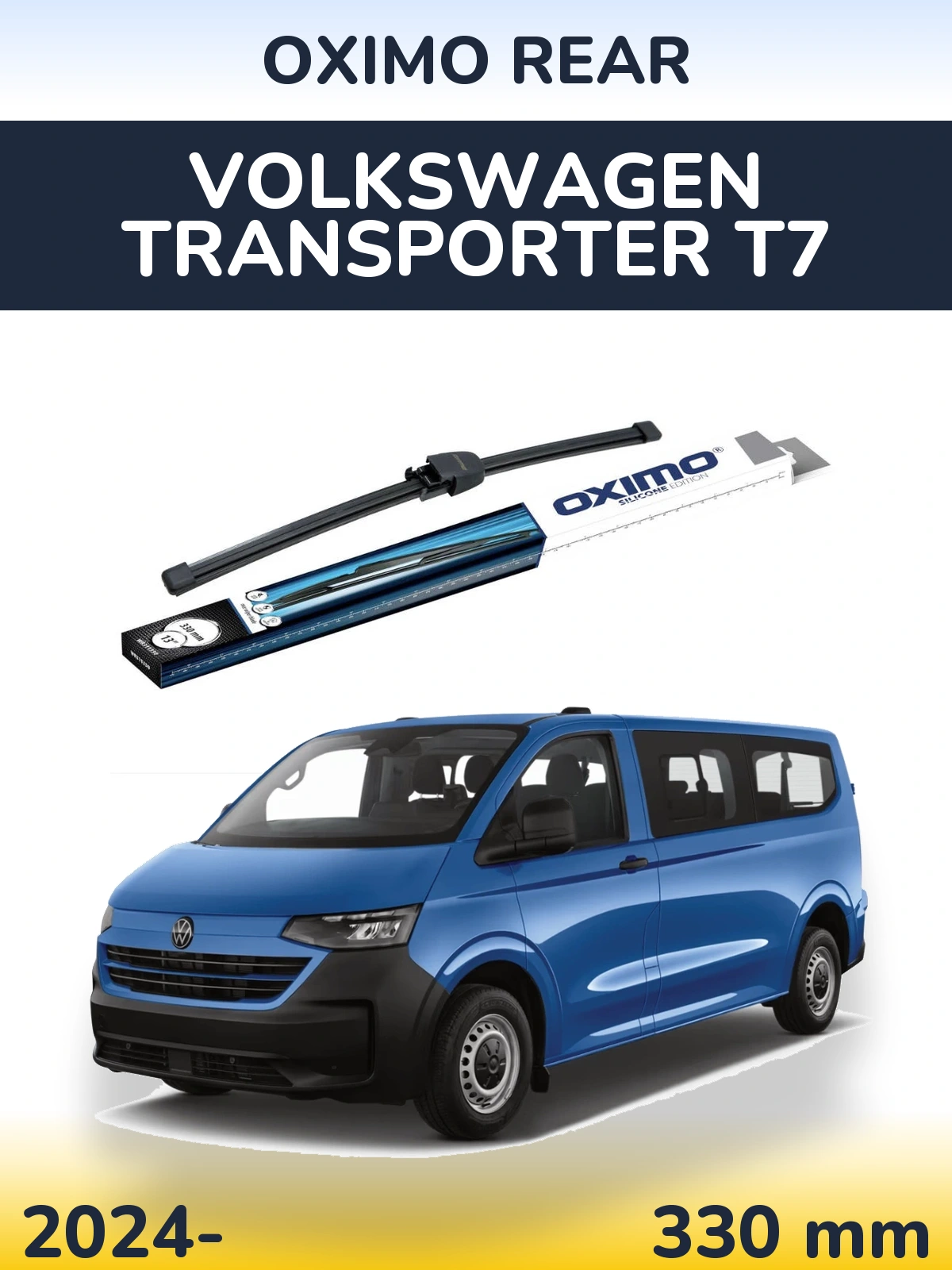 Tylna wycieraczka Oximo Rear 330 mm do Volkswagen Transporter T7 2024-2026