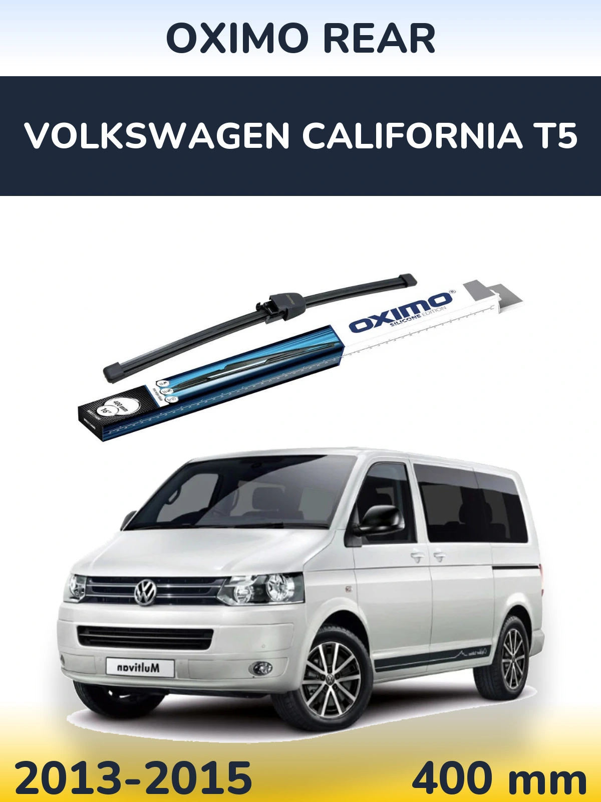 Задня щітка Oximo Rear 400 мм для Volkswagen California T5 2013-2015