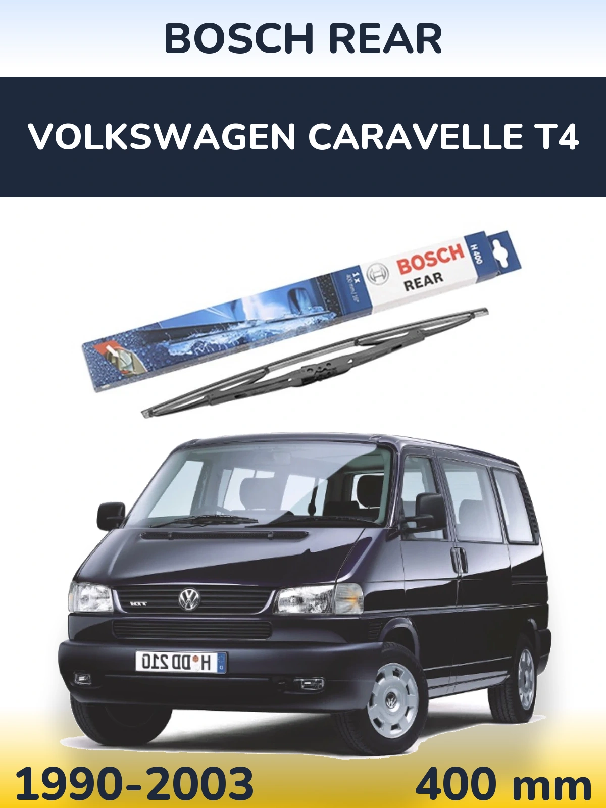 Tylna wycieraczka BOSCH Rear 400 mm do Volkswagen Caravelle T4 1990-2003