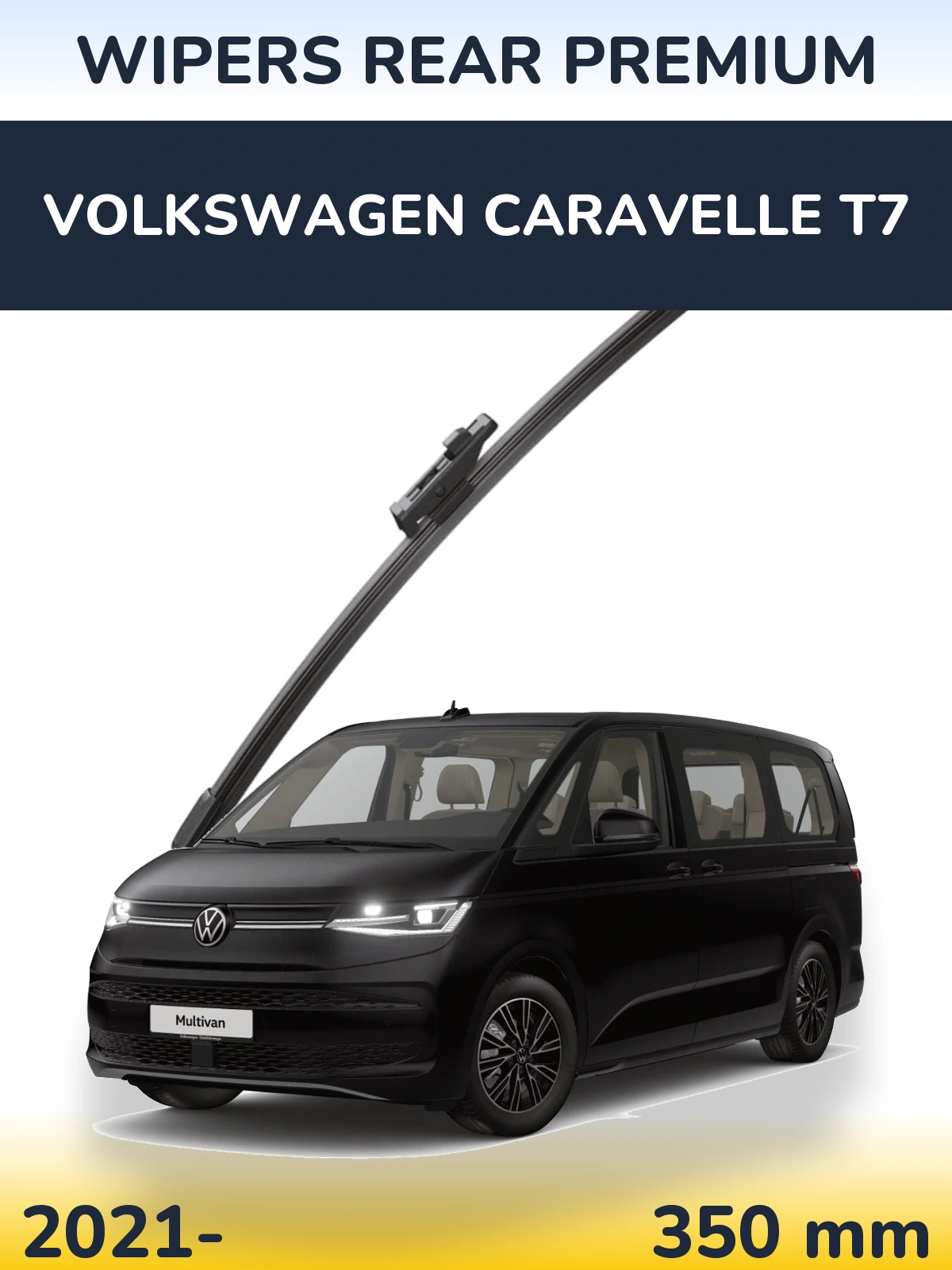 Задний дворник WIPERS REAR PREMIUM 350 мм для Volkswagen Caravelle T7 2021-2026