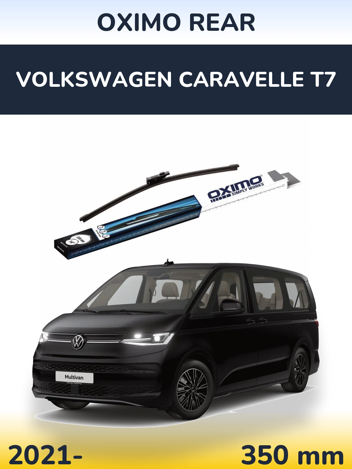 Tylna wycieraczka Oximo Rear 350 mm do Volkswagen Caravelle T7 2021-2026