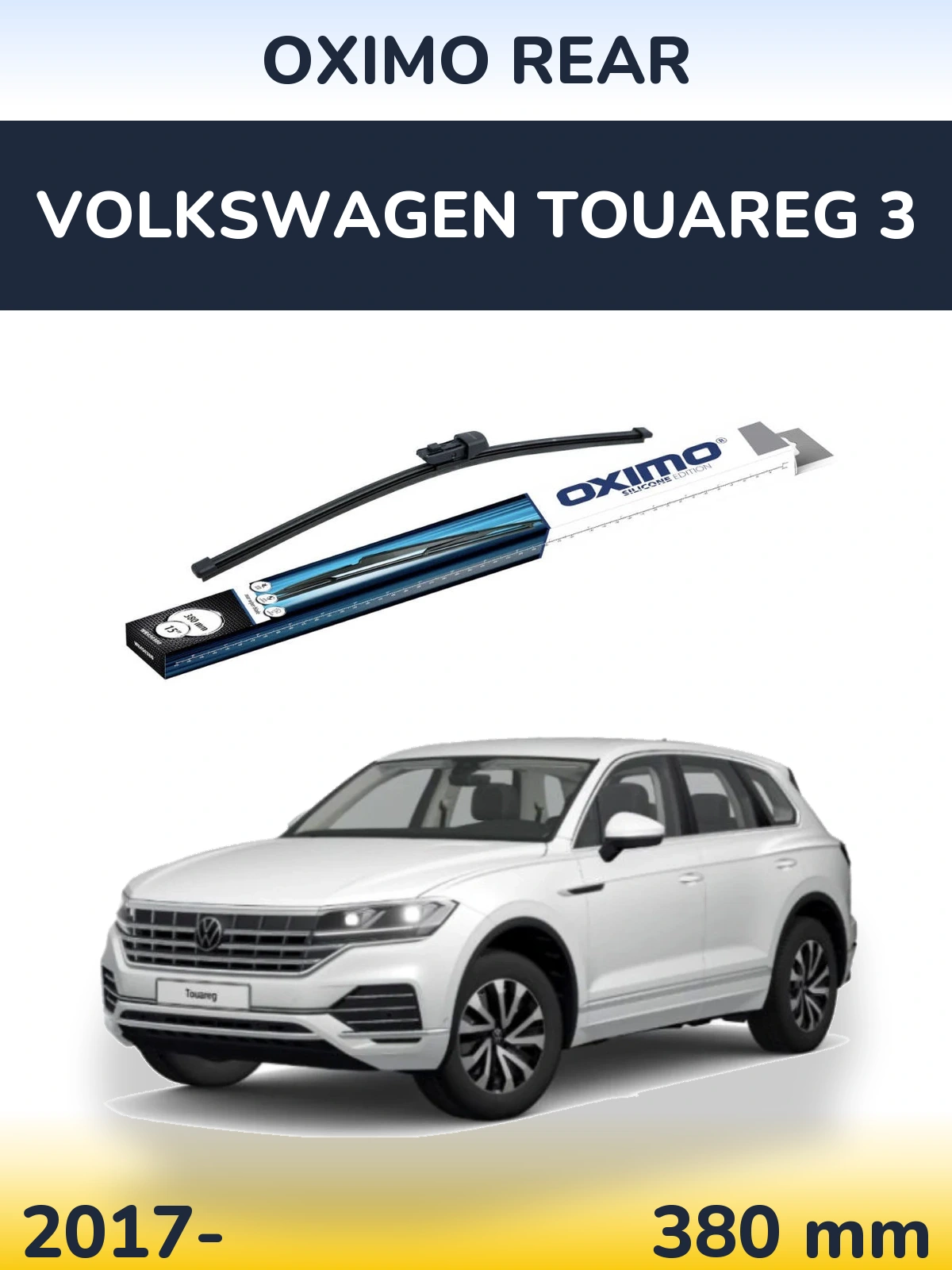 Tylna wycieraczka Oximo Rear 380 mm do Volkswagen Touareg 3 2017-2026