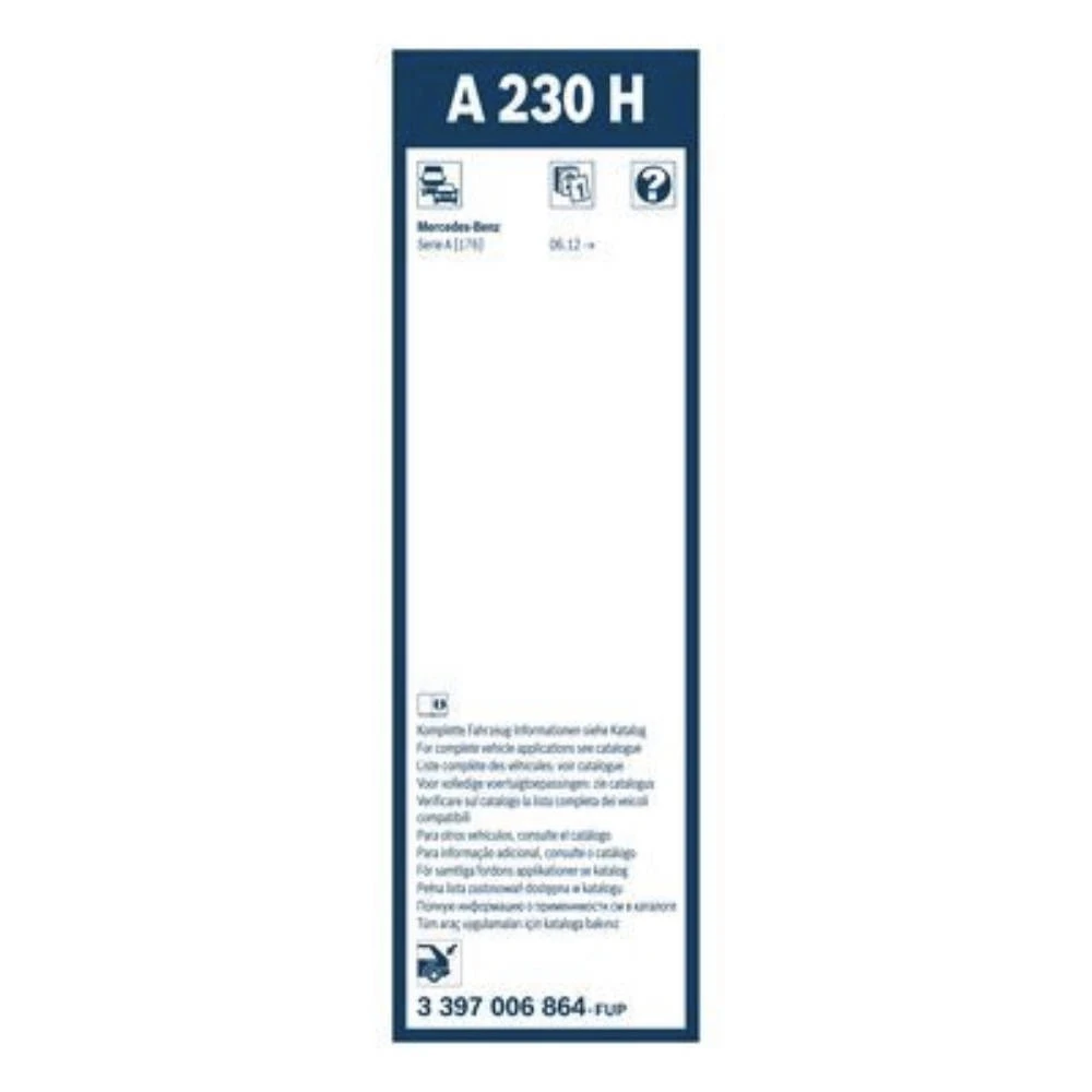 Rear wiper blade BOSCH Rear 240 mm for MINI Aceman 2024-2026