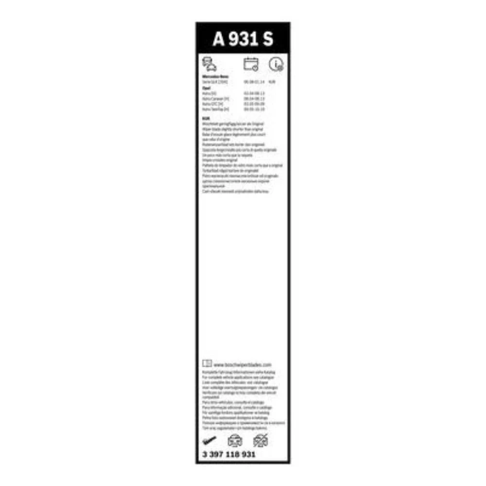 Komplet przednich wycieraczek BOSCH AeroTwin 550 & 450 mm do Opel Astra H Caravan 2004-2014