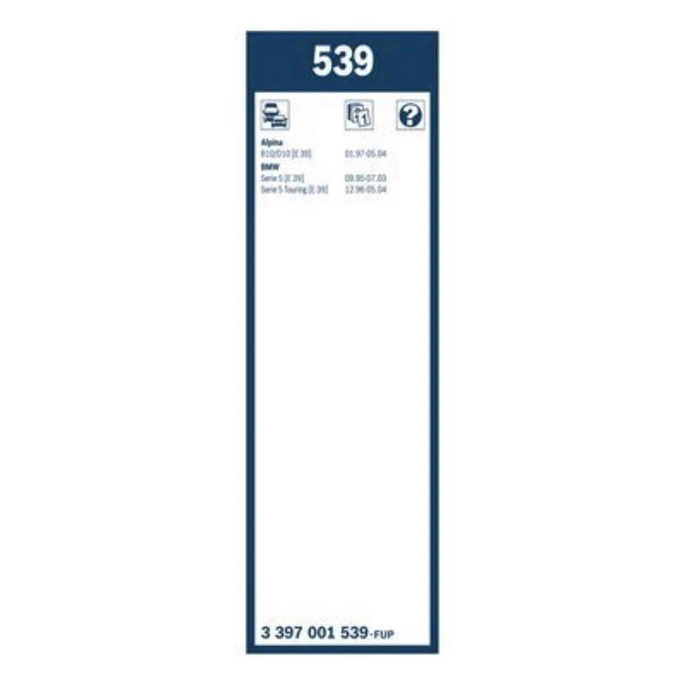 Комплект передних дворников BOSCH Twin 650 & 550 мм для BMW 5 Series Touring 1995-2004