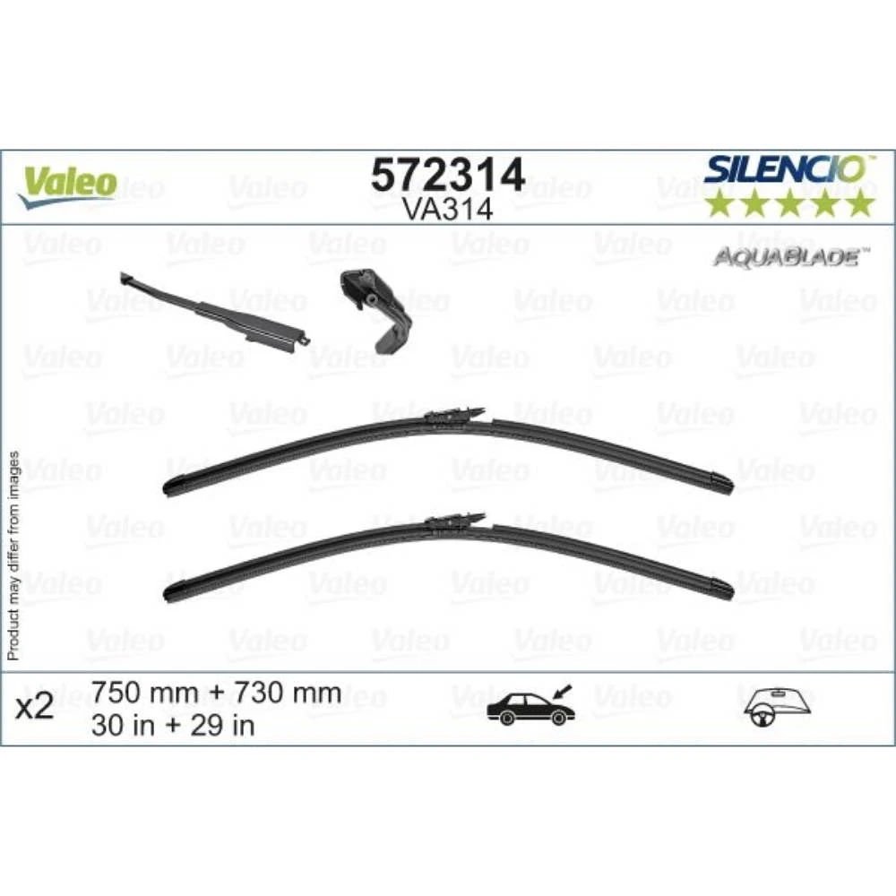 Wycieraczki Valeo Aqua Blade do Ford S-MAX