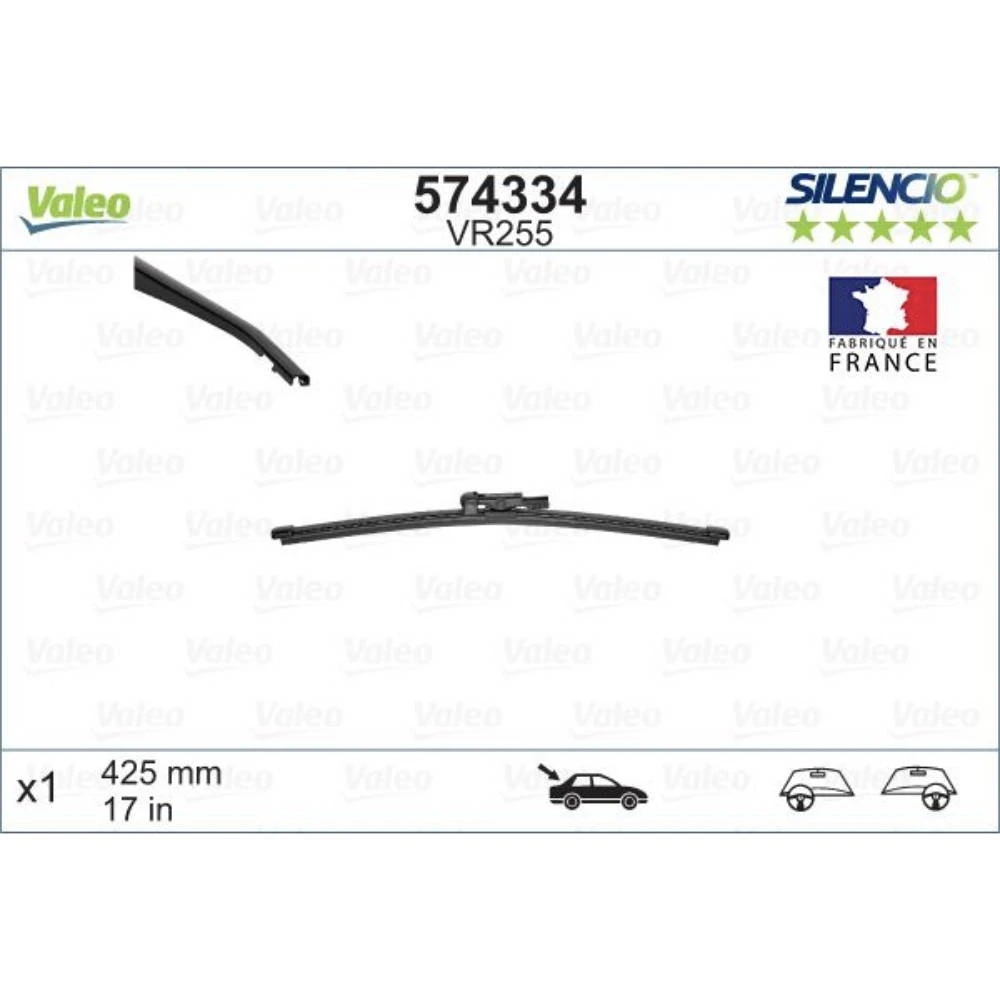 Tylna wycieraczka Valeo Silencio Rear 425 mm do Land Rover Range Rover 4 2016-2021