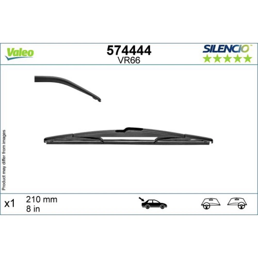 Wiper blades Valeo Silencio Rear for Citroen C3