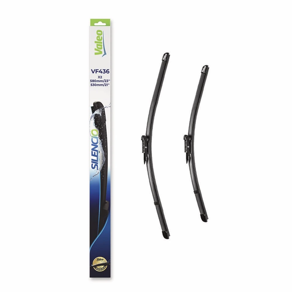 Komplet przednich wycieraczek Valeo Silencio Flat 580 & 530 mm do BMW Z4 2018-2026