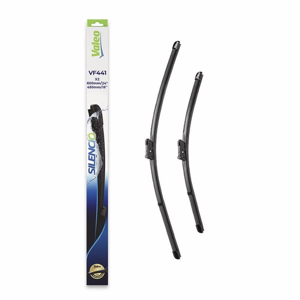 Komplet przednich wycieraczek Valeo Silencio Flat 600 & 450 mm do KIA Pro Cee'd 1 2008-2009