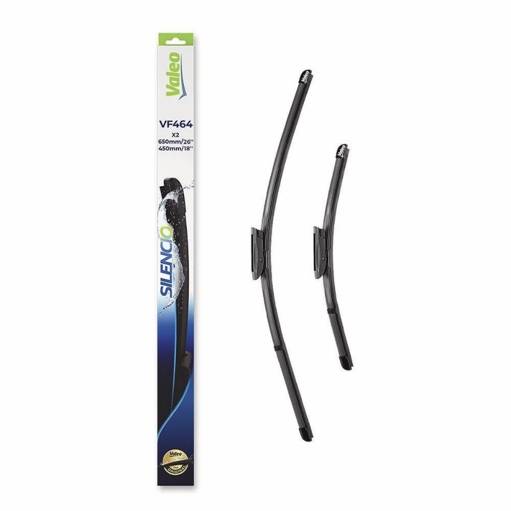 Komplet przednich wycieraczek Valeo Silencio Flat 650 & 450 mm do Citroen Nemo 2008-2021