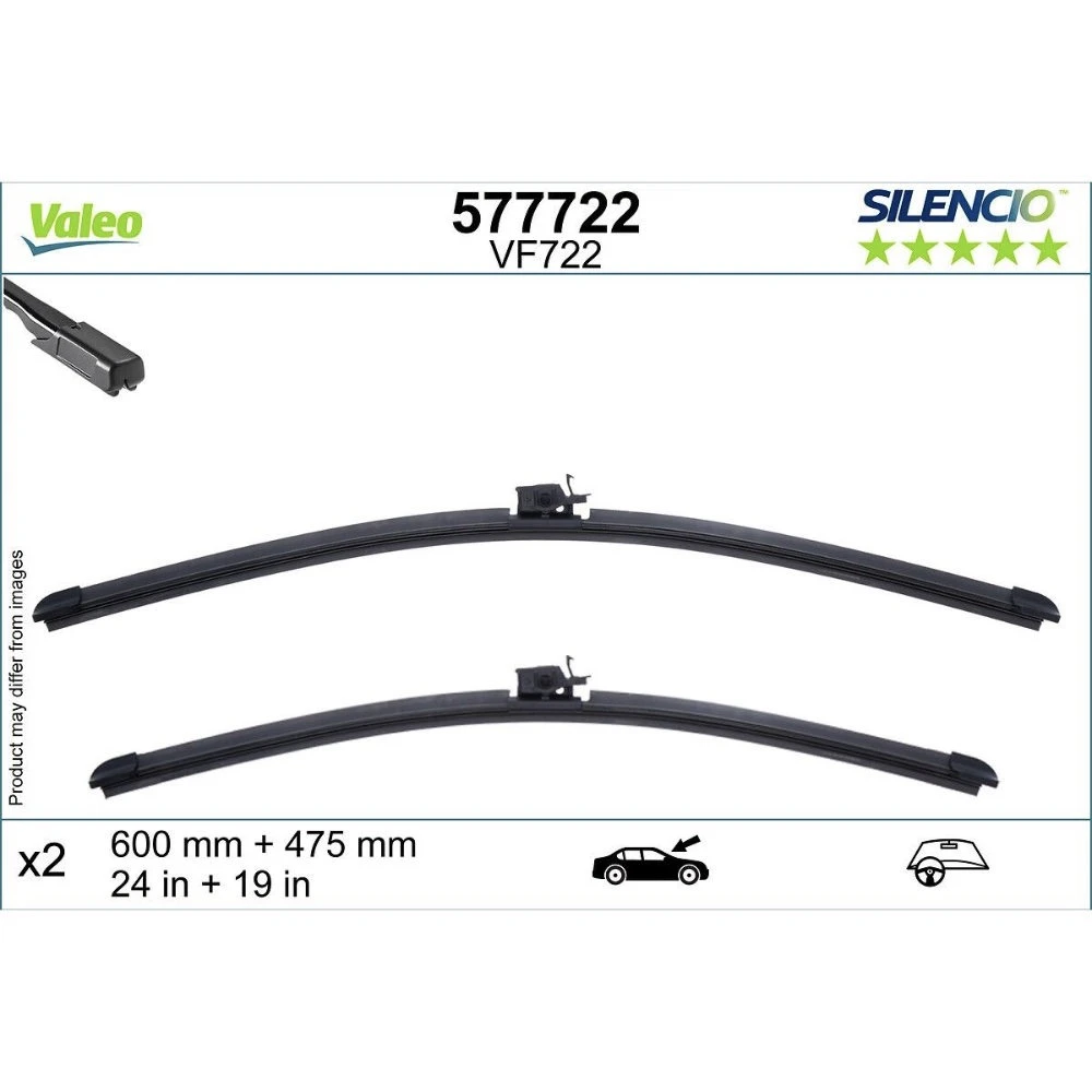 Дворники Valeo Silencio Flat для Mercedes CLA Class