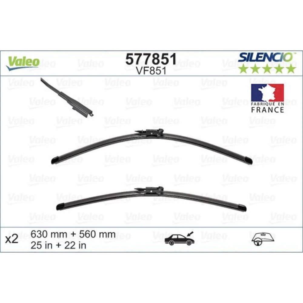 Wycieraczki Valeo Silencio Flat do Ford Explorer