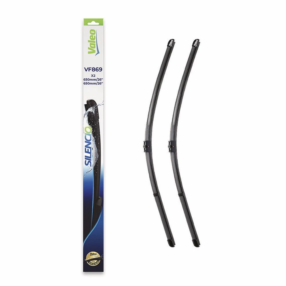 Front wiper blade set Valeo Silencio Flat 680 & 680 mm for Mercedes CL Class 2000-2006