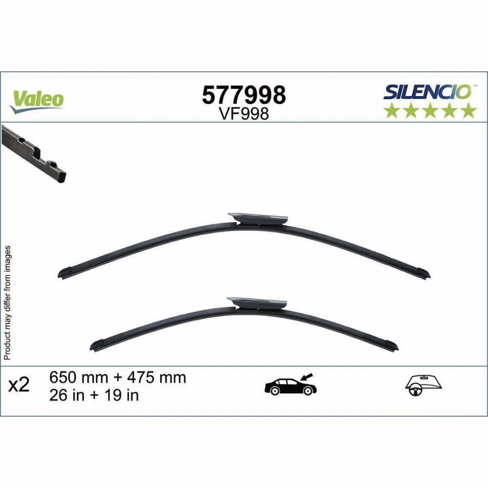 Wycieraczki Valeo Silencio Flat do Cupra Terramar