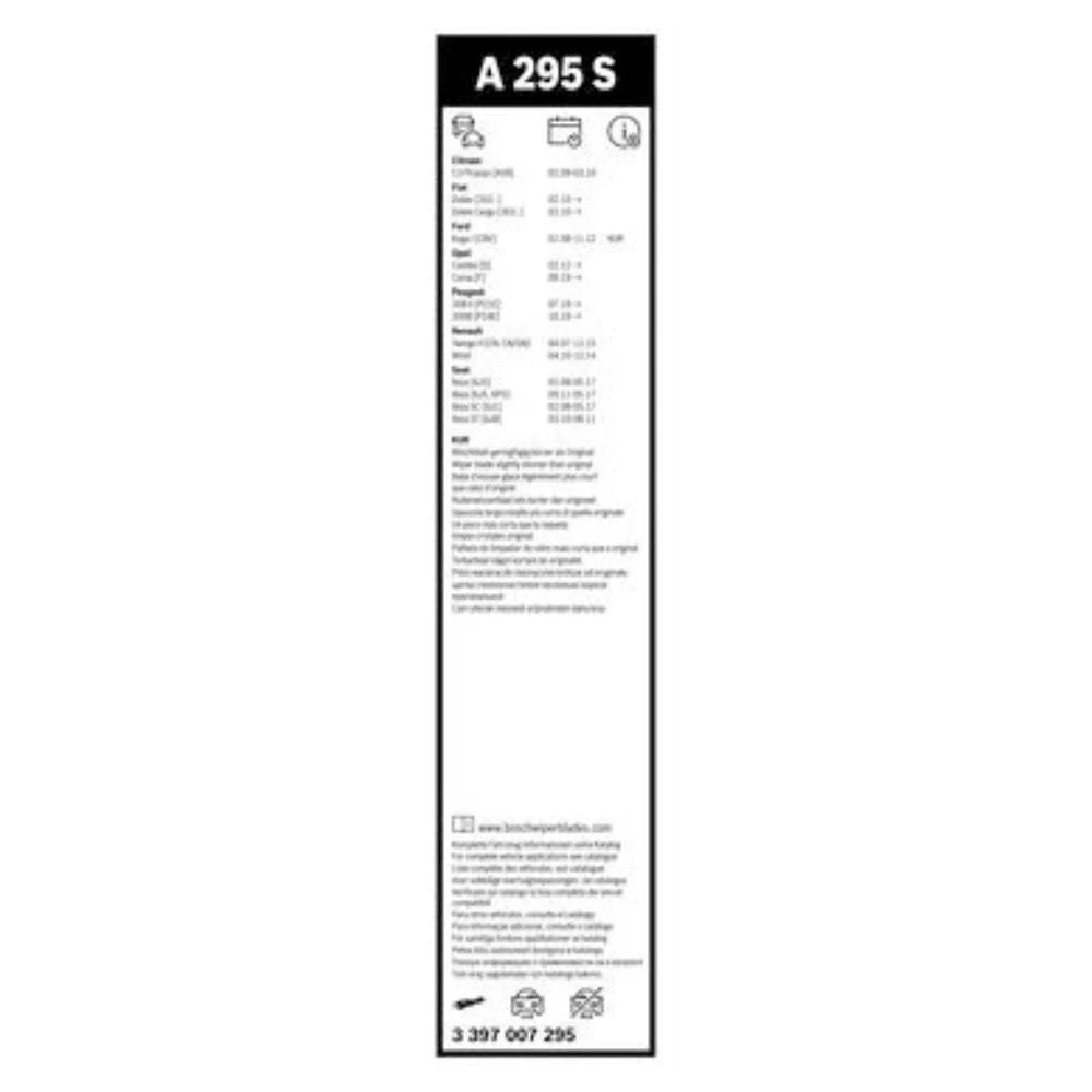 Komplet przednich wycieraczek BOSCH AeroTwin 600 & 400 mm do JAC S2 2014-2019