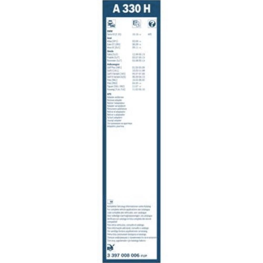 Tylna wycieraczka BOSCH Rear 330 mm do Volkswagen Golf 5 2003-2005