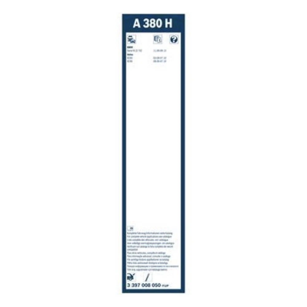 Rear wiper blade BOSCH Rear 380 mm for Volvo XC60 1 2008-2010